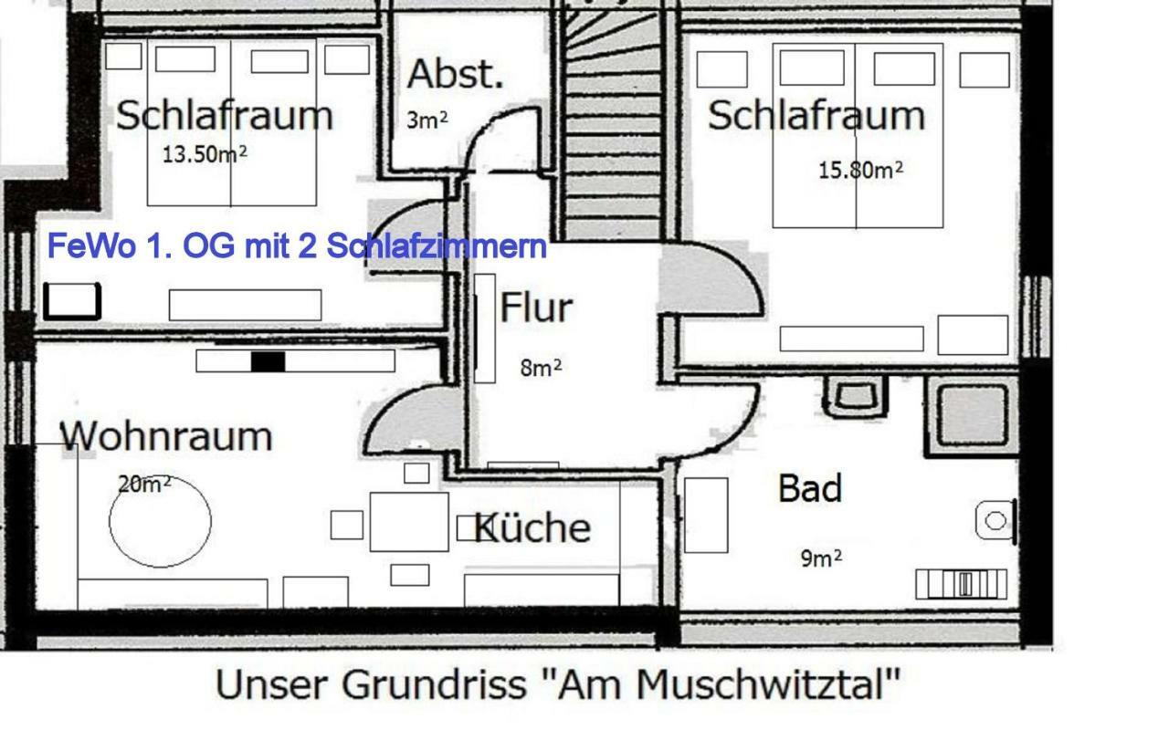 Ferienwohnung "Am Muschwitztal" Bad Steben / Carlsgrun Kültér fotó